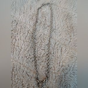 Medium Silver Necklace with knot